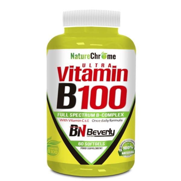 Beverly Nutrition Ultra Vitamin B100 - B-vitamin - 60 db lágyzselatin kapszula