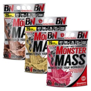 Beverly Nutrition Monster Mass tömegnövelő 2,5 kg vagy 5 kg csoki, eper, vanília ízben