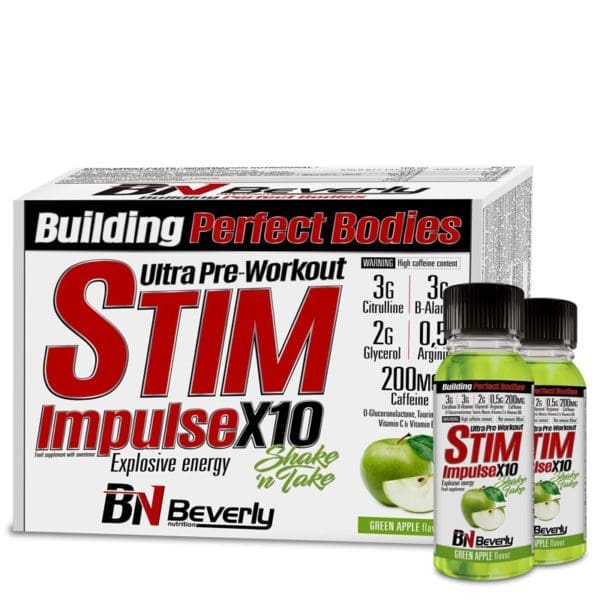 Beverly Nutrition Stim Impulse X10 kreatin (edzés előtt) - 20 adag (60 ml)