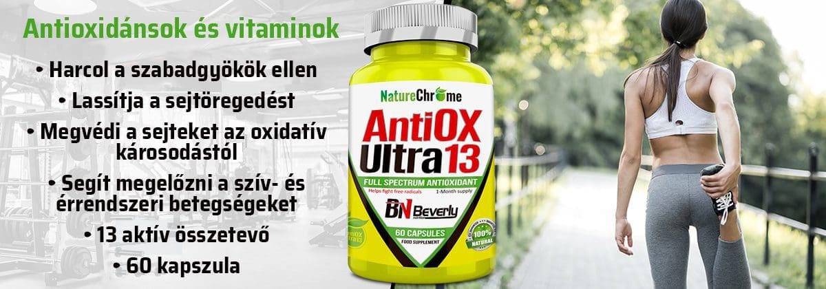 Beverly Nutrition AntiOX Ultra 13 - Antioxidánsok és vitaminok - 60 db kapszula