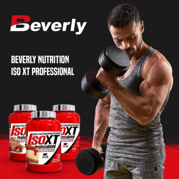 Beverly Nutrition ISO XT Professional - tejsavó fehérje izolátum - 2 kg, 6 féle ízben