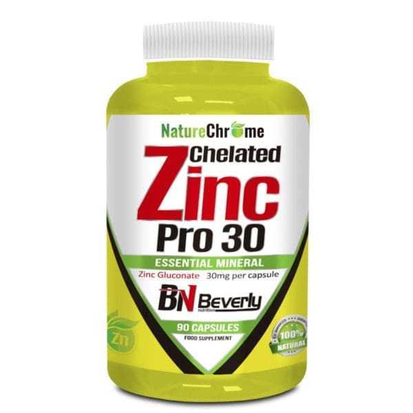 Beverly Nutrition Chelated Zinc Pro 30 - cink kapszula - Mastery Webáruház