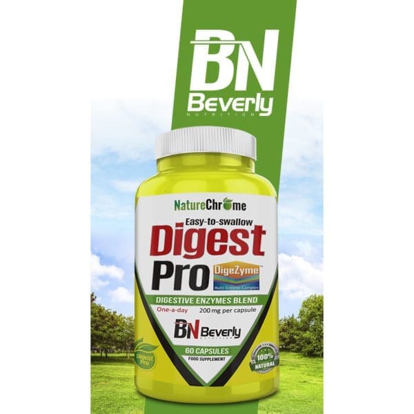 Beverly Nutrition Digest Pro - DygeZyme tartalmú emésztésjavító - 60 db kapszula - Mastery Webáruház