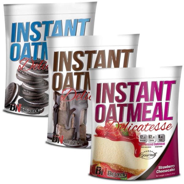 Beverly Nutrition Instant Oatmeal Delicatesse – zabkása 3 féle ízben – 1,5 kg