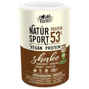 Living Foods Natúr Sport vegán protein shake narancsos csokis ízben - Mastery Webáruház