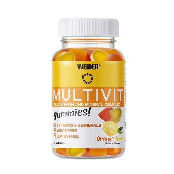 Weider Multivit Gumivitamin multivitamin citrom-narancs ízben