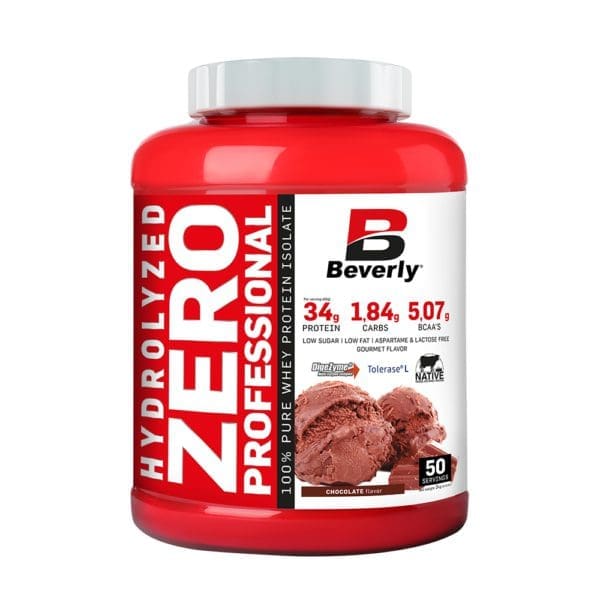 Beverly Nutrition Hydrolyzed Zero Professional fehérjepor csoki ízben - proteinpor a Mastery webáruházban