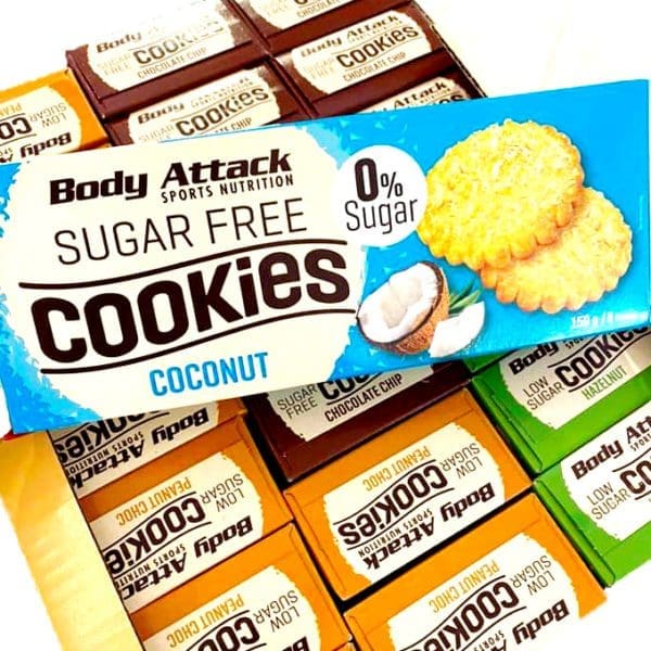 Body Attack Low Sugar Cookies fehérje süti - 115g