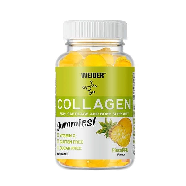 Weider Collagen kollagén gumivitamin ananász ízben